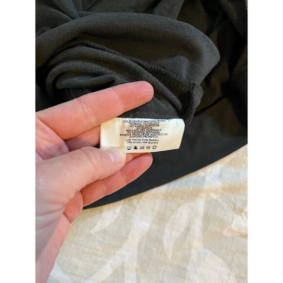 Cozy earth gray 1/4 zip pullover pockets men’s X-Large - Picture 5 of 10